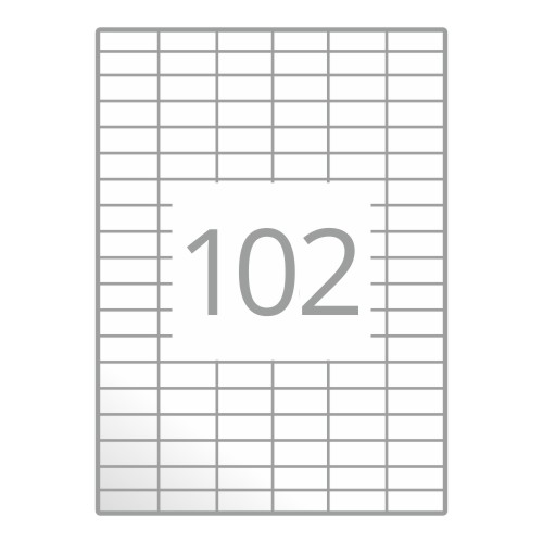 Samolepilne etikete na poli A4 (30x15 mm)