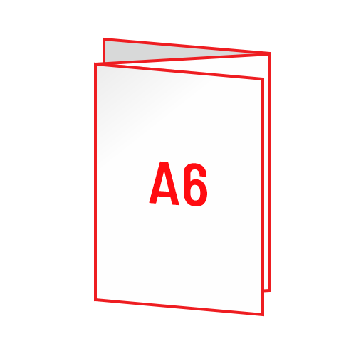Zloženka A6 Z-zgib (105x148 mm), 6-strani, odprt: 315x148 mm