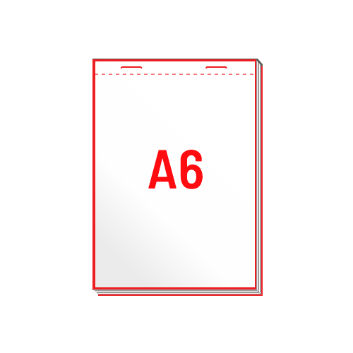 Samokopirni Blok A6 (105x148 mm) - Perforiran in spet