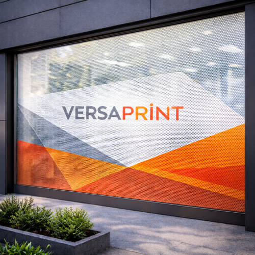 Perforirana samolepilna folija za stekla (One-way Vision) 