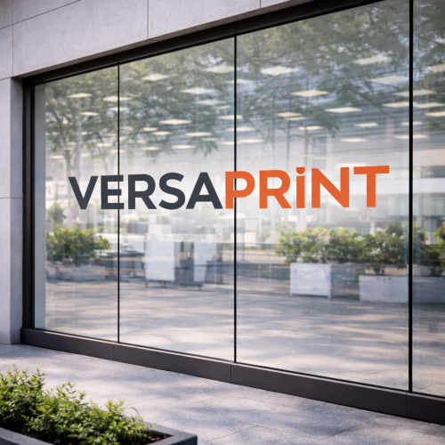 Enobarvne izrezane nalepke za stekla 